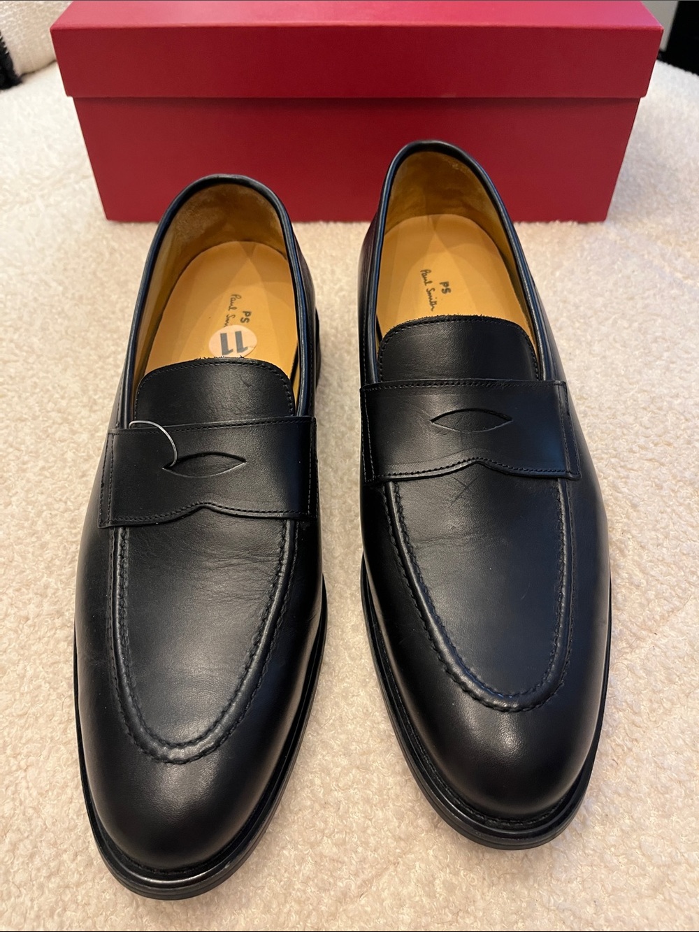 Paul Smith 🏴 Black Leather Penny Loafers